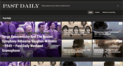 Desktop Screenshot of pastdaily.com